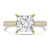 Princess Diamond 4-Prong 3-Row Pave  Halo Engagement Ring in Yellow Gold with Hidden Halo and Accents (MVSLG1563-Y) Princess Diamond 4-Prong 3-Row Pave  Halo Engagement Ring in Yellow Gold with Hidden Halo and Accents (MVSLG1563-Y)