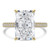 Radiant Diamond 4-Prong 3-Row Pave Cathedral Solitaire with Accents Engagement Ring in Yellow Gold with Hidden Halo and Accented Bridge (MVSLG1560-Y) Radiant Diamond 4-Prong 3-Row Pave Cathedral Solitaire with Accents Engagement Ring in Yellow Gold with Hidden Halo and Accented Bridge (MVSLG1560-Y)