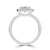Oval Diamond 4-Prong Open Bridge Halo Engagement Ring in White Gold (MVSLG1557-W) Oval Diamond 4-Prong Open Bridge Halo Engagement Ring in White Gold (MVSLG1557-W)