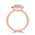 Oval Diamond 4-Prong Open Bridge Halo Engagement Ring in Rose Gold (MVSLG1557-R) Oval Diamond 4-Prong Open Bridge Halo Engagement Ring in Rose Gold (MVSLG1557-R)