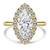 Marquise Diamond 4-Prong Open Bridge Halo Engagement Ring in Yellow Gold (MVSLG1554-Y) Marquise Diamond 4-Prong Open Bridge Halo Engagement Ring in Yellow Gold (MVSLG1554-Y)