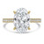 Oval Diamond 4-Prong Catheral Solitaire with Accents Engagement Ring in Yellow Gold with Hidden Halo and Accents (MVSLG1553-Y) Oval Diamond 4-Prong Catheral Solitaire with Accents Engagement Ring in Yellow Gold with Hidden Halo and Accents (MVSLG1553-Y)