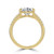 Pear Diamond 3-Prong Tapered Solitaire with Accents Engagement Ring in Yellow Gold (MVSLG1552-Y) Pear Diamond 3-Prong Tapered Solitaire with Accents Engagement Ring in Yellow Gold (MVSLG1552-Y)