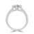 Pear Diamond 3-Prong Tapered Solitaire with Accents Engagement Ring in White Gold (MVSLG1552-W) Pear Diamond 3-Prong Tapered Solitaire with Accents Engagement Ring in White Gold (MVSLG1552-W)