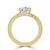Pear Diamond 3-Prong Bypass Solitaire with Accents Engagement Ring in Yellow Gold (MVSLG1548-Y) Pear Diamond 3-Prong Bypass Solitaire with Accents Engagement Ring in Yellow Gold (MVSLG1548-Y)