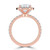 Cushion Diamond 4-Prong Halo Engagement Ring in Rose Gold with Hidden Accents (MVSLG1543-R) Cushion Diamond 4-Prong Halo Engagement Ring in Rose Gold with Hidden Accents (MVSLG1543-R)
