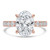 Oval Diamond 4-Prong Solitaire with Accents Engagement Ring in Rose Gold (MVSLG1541-R) Oval Diamond 4-Prong Solitaire with Accents Engagement Ring in Rose Gold (MVSLG1541-R)