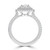 Oval Diamond 4-Prong Cathedral 3-Row Pave Double Halo Engagement Ring in White Gold (MVSLG1538-W) Oval Diamond 4-Prong Cathedral 3-Row Pave Double Halo Engagement Ring in White Gold (MVSLG1538-W)