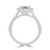 Emerald Diamond 4-Prong Cathedral Halo Engagement Ring in White Gold (MVSLG1535-W) Emerald Diamond 4-Prong Cathedral Halo Engagement Ring in White Gold (MVSLG1535-W)