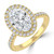 Oval Diamond 4-Prong Halo Engagement Ring in Yellow Gold with Hidden Accents (MVSLG1523-Y) Oval Diamond 4-Prong Halo Engagement Ring in Yellow Gold with Hidden Accents (MVSLG1523-Y)