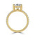 Pear Diamond 5-Prong Solitaire with Accents Engagement Ring in Yellow Gold (MVSLG1522-Y) Pear Diamond 5-Prong Solitaire with Accents Engagement Ring in Yellow Gold (MVSLG1522-Y)