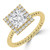 Princess Diamond 4-Prong Twisted Rope Halo Engagement Ring in Yellow Gold (MVSLG1521-Y) Princess Diamond 4-Prong Twisted Rope Halo Engagement Ring in Yellow Gold (MVSLG1521-Y)