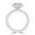 Princess Diamond 4-Prong Twisted Rope Halo Engagement Ring in White Gold (MVSLG1521-W) Princess Diamond 4-Prong Twisted Rope Halo Engagement Ring in White Gold (MVSLG1521-W)