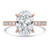 Oval Diamond 4-Prong  Solitaire with Accents Engagement Ring in Rose Gold with Hidden Halo (MVSLG1519-R) Oval Diamond 4-Prong  Solitaire with Accents Engagement Ring in Rose Gold with Hidden Halo (MVSLG1519-R)
