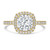 Cushion Diamond 4-Prong Diamond Accented Basket Halo Engagement Ring in Yellow Gold (MVSLG1516-Y) Cushion Diamond 4-Prong Diamond Accented Basket Halo Engagement Ring in Yellow Gold (MVSLG1516-Y)