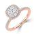 Cushion Diamond 4-Prong Diamond Accented Basket Halo Engagement Ring in Rose Gold (MVSLG1516-R) Cushion Diamond 4-Prong Diamond Accented Basket Halo Engagement Ring in Rose Gold (MVSLG1516-R)