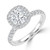 Cushion Diamond 4-Prong Diamond Accented Basket Halo Engagement Ring in White Gold (MVSLG1515-W) Cushion Diamond 4-Prong Diamond Accented Basket Halo Engagement Ring in White Gold (MVSLG1515-W)