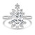 Pear Diamond 5-Prong Cathedral Floral Halo Engagement Ring in White Gold (MVSLG1511-W) Pear Diamond 5-Prong Cathedral Floral Halo Engagement Ring in White Gold (MVSLG1511-W)