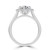 Pear Diamond 5-Prong Cathedral Floral Halo Engagement Ring in White Gold (MVSLG1511-W) Pear Diamond 5-Prong Cathedral Floral Halo Engagement Ring in White Gold (MVSLG1511-W)