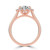 Pear Diamond 5-Prong Cathedral Floral Halo Engagement Ring in Rose Gold (MVSLG1511-R) Pear Diamond 5-Prong Cathedral Floral Halo Engagement Ring in Rose Gold (MVSLG1511-R)