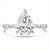 Pear Diamond Shared Prong Solitaire with Accents Engagement Ring in White Gold with Marquise Accents (MVSLG1505-W) Pear Diamond Shared Prong Solitaire with Accents Engagement Ring in White Gold with Marquise Accents (MVSLG1505-W)