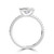 Cushion Diamond Bezel Set Open Bridge Solitaire with Accents Engagement Ring in White Gold (MVSLG1500-W) Cushion Diamond Bezel Set Open Bridge Solitaire with Accents Engagement Ring in White Gold (MVSLG1500-W)