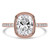 Cushion Diamond Bezel Set Open Bridge Solitaire with Accents Engagement Ring in Rose Gold (MVSLG1500-R) Cushion Diamond Bezel Set Open Bridge Solitaire with Accents Engagement Ring in Rose Gold (MVSLG1500-R)