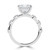 Princess Diamond Hidden Halo Solitaire with Accents Engagement Ring in White Gold (MVSLG1499-W) Princess Diamond Hidden Halo Solitaire with Accents Engagement Ring in White Gold (MVSLG1499-W)