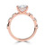 Oval Diamond Hidden Halo Solitaire with Accents Engagement Ring in Rose Gold (MVSLG1498-R) Oval Diamond Hidden Halo Solitaire with Accents Engagement Ring in Rose Gold (MVSLG1498-R)