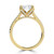 Oval Diamond Cathedral Solitaire with Accents Engagement Ring in Yellow Gold with Pave Diamond Bridge and Prongs (MVSLG1496-Y) Oval Diamond Cathedral Solitaire with Accents Engagement Ring in Yellow Gold with Pave Diamond Bridge and Prongs (MVSLG1496-Y)