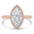Marquise Diamond Vintage Bezel Set Open Bridge Solitaire Engagement Ring in Rose Gold (MVSLG1484-R) Marquise Diamond Vintage Bezel Set Open Bridge Solitaire Engagement Ring in Rose Gold (MVSLG1484-R)