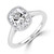 Cushion Diamond Vintage Bezel Set Open Bridge Solitaire Engagement Ring in White Gold (MVSLG1483-W) Cushion Diamond Vintage Bezel Set Open Bridge Solitaire Engagement Ring in White Gold (MVSLG1483-W)