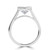 Cushion Diamond Vintage Bezel Set Open Bridge Solitaire Engagement Ring in White Gold (MVSLG1483-W) Cushion Diamond Vintage Bezel Set Open Bridge Solitaire Engagement Ring in White Gold (MVSLG1483-W)