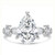 Pear Diamond Shared Prong Solitaire with Accents Engagement Ring in White Gold with Marquise Accents (MVSLG1480-W) Pear Diamond Shared Prong Solitaire with Accents Engagement Ring in White Gold with Marquise Accents (MVSLG1480-W)