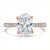Oval Diamond Cathedral Trellis Solitaire with Accents Engagement Ring in Rose Gold (MVSLG1479-R) Oval Diamond Cathedral Trellis Solitaire with Accents Engagement Ring in Rose Gold (MVSLG1479-R)