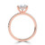 Pear Diamond Hidden Halo Solitaire with Accents Engagement Ring in Rose Gold (MVSLG1464-R) Pear Diamond Hidden Halo Solitaire with Accents Engagement Ring in Rose Gold (MVSLG1464-R)