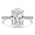 Oval Diamond Hidden Halo Solitaire with Accents Engagement Ring in White Gold (MVSLG1463-W) Oval Diamond Hidden Halo Solitaire with Accents Engagement Ring in White Gold (MVSLG1463-W)