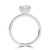 Oval Diamond Hidden Halo Solitaire with Accents Engagement Ring in White Gold (MVSLG1463-W) Oval Diamond Hidden Halo Solitaire with Accents Engagement Ring in White Gold (MVSLG1463-W)