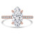 Marquise Diamond Hidden Halo Solitaire with Accents Engagement Ring in Rose Gold (MVSLG1462-R) Marquise Diamond Hidden Halo Solitaire with Accents Engagement Ring in Rose Gold (MVSLG1462-R)