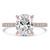Cushion Diamond Hidden Halo Solitaire with Accents Engagement Ring in Rose Gold (MVSLG1460-R) Cushion Diamond Hidden Halo Solitaire with Accents Engagement Ring in Rose Gold (MVSLG1460-R)