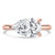 Pear Diamond Horizontally Set Open Bridge Solitaire Engagement Ring in Rose Gold (MVSLG1455-R) Pear Diamond Horizontally Set Open Bridge Solitaire Engagement Ring in Rose Gold (MVSLG1455-R)