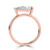 Pear Diamond Horizontally Set Open Bridge Solitaire Engagement Ring in Rose Gold (MVSLG1455-R) Pear Diamond Horizontally Set Open Bridge Solitaire Engagement Ring in Rose Gold (MVSLG1455-R)