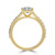 Radiant Diamond Cathedral Split Shank Solitaire with Accents Engagement Ring in Yellow Gold (MVSLG1454-Y) Radiant Diamond Cathedral Split Shank Solitaire with Accents Engagement Ring in Yellow Gold (MVSLG1454-Y)