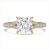 Princess Diamond Cathedral Split Shank Solitaire with Accents Engagement Ring in Yellow Gold (MVSLG1453-Y) Princess Diamond Cathedral Split Shank Solitaire with Accents Engagement Ring in Yellow Gold (MVSLG1453-Y)