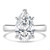 Pear Diamond Solitaire Engagement Ring in White Gold (MVSLG1442-W) Pear Diamond Solitaire Engagement Ring in White Gold (MVSLG1442-W)
