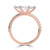 Marquise Diamond Horizontally Set Solitaire with Accents Engagement Ring in Rose Gold (MVSLG1437-R) Marquise Diamond Horizontally Set Solitaire with Accents Engagement Ring in Rose Gold (MVSLG1437-R)