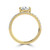 Pear Diamond Offset Center Stone Solitaire with Accents Engagement Ring in Yellow Gold (MVSLG1432-Y) Pear Diamond Offset Center Stone Solitaire with Accents Engagement Ring in Yellow Gold (MVSLG1432-Y)