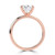 Pear Diamond Cathedral Knife Edge Solitaire Engagement Ring in Rose Gold (MVSLG1427-R) Pear Diamond Cathedral Knife Edge Solitaire Engagement Ring in Rose Gold (MVSLG1427-R)