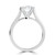 Oval Diamond Cathedral Tapered Solitaire Engagement Ring in White Gold (MVSLG1424-W) Oval Diamond Cathedral Tapered Solitaire Engagement Ring in White Gold (MVSLG1424-W)