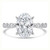 Oval Diamond Hidden Halo Solitaire with Accents Engagement Ring in White Gold (MVSLG1419-W) Oval Diamond Hidden Halo Solitaire with Accents Engagement Ring in White Gold (MVSLG1419-W)
